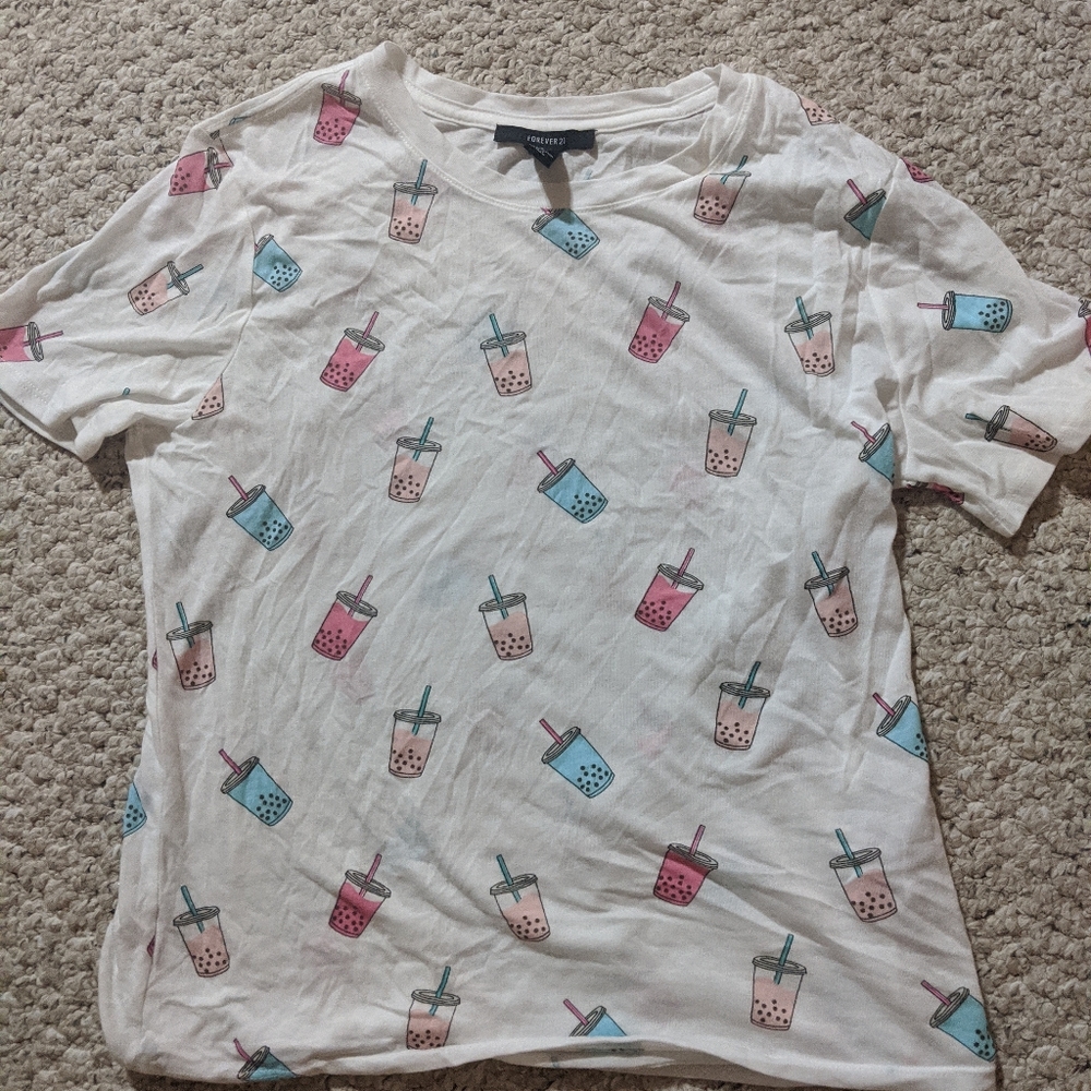 Boba tea cute tshirt
